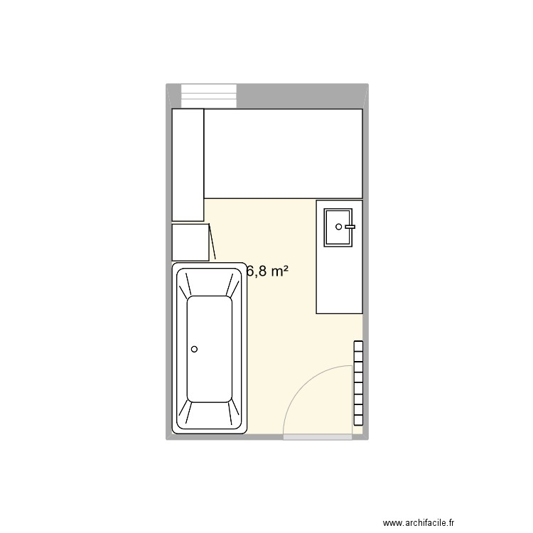 Salle de bain. Plan de 0 pièce et 0 m2