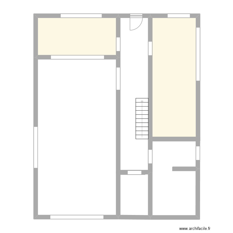 chez nous caves. Plan de 2 pièces et 33 m2