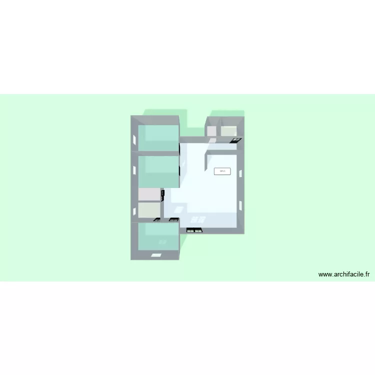 MANI COSTRUCTION. Plan de 8  et 97 m²