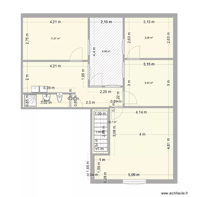 MAISON CLEM ET LEO 2. Plan de 