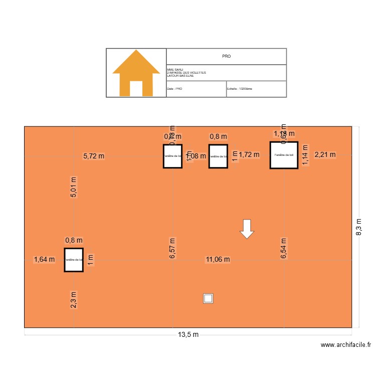 SARLI. Plan de 0 pièce et 0 m2