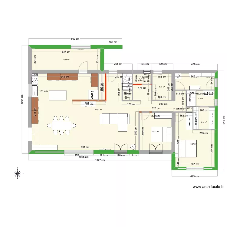 Le Parc de Lescar. Plan de 
