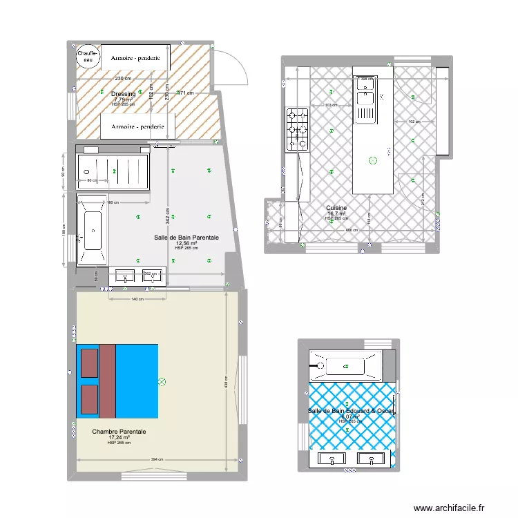 Chantier CHATEAU. Plan de 