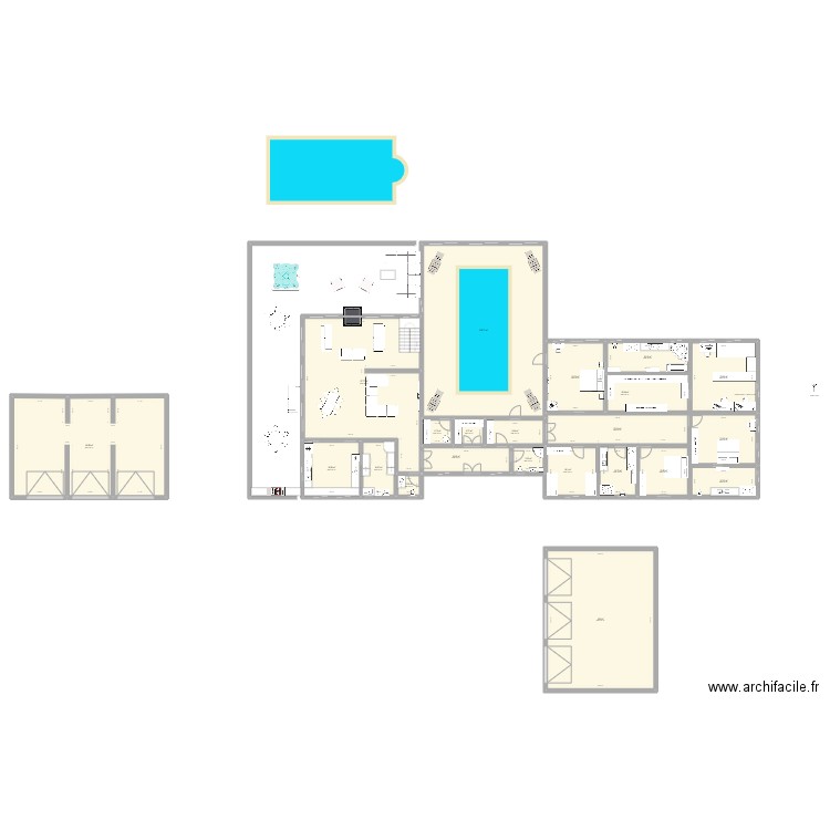 Maximus. Plan de 44 pièces et 1160 m2