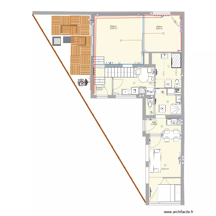 Maison Margo+3. Plan de Maison Margo+3. Plan de