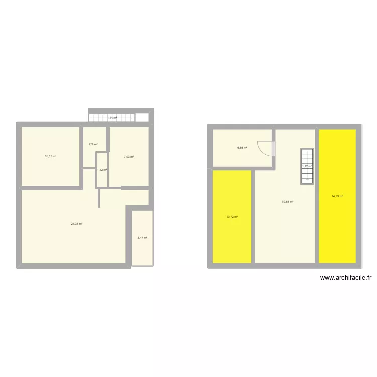 maison da silva. Plan de 