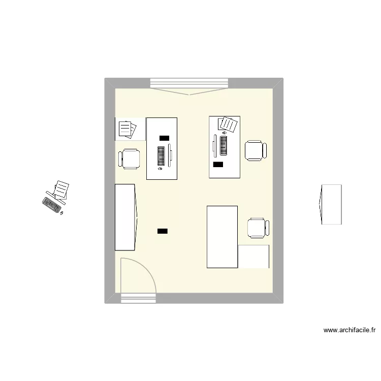 DPE 5. Plan de 1 pièce et 21 m²