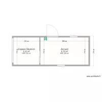 Bureau avec stockage - 14m&sup2;