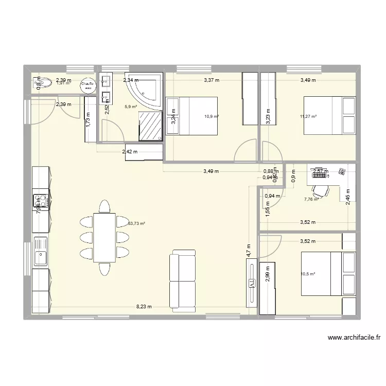 Gleize. Plan de Gleize. Plan de