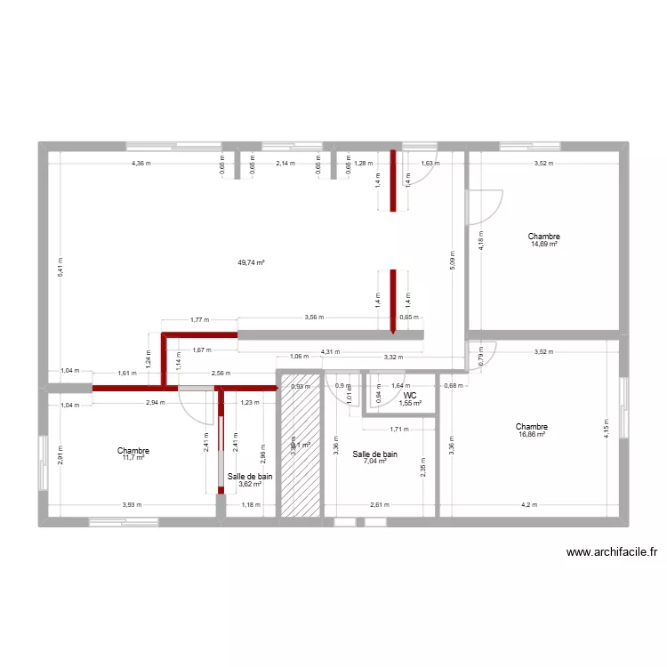 Impasse du pré Mayeux v2. Plan de 8 et 108 m² Impasse du pré Mayeux v2. Plan de 8 et 108 m²