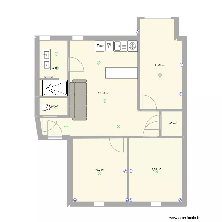 PLAN FINAL. Plan de 7  et 65 m²