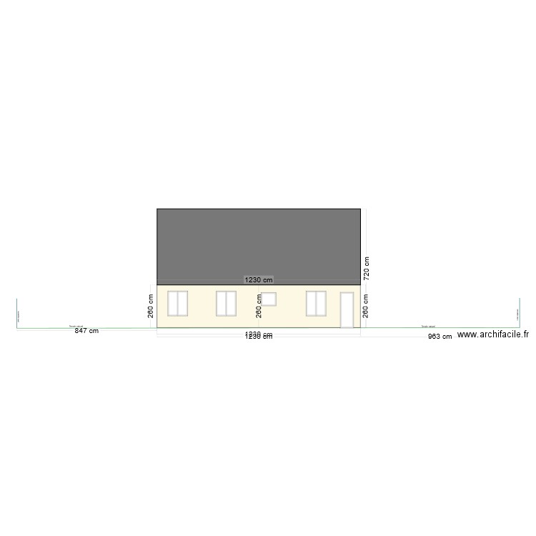 plan en coupe naturel. Plan de 0 pièce et 0 m2