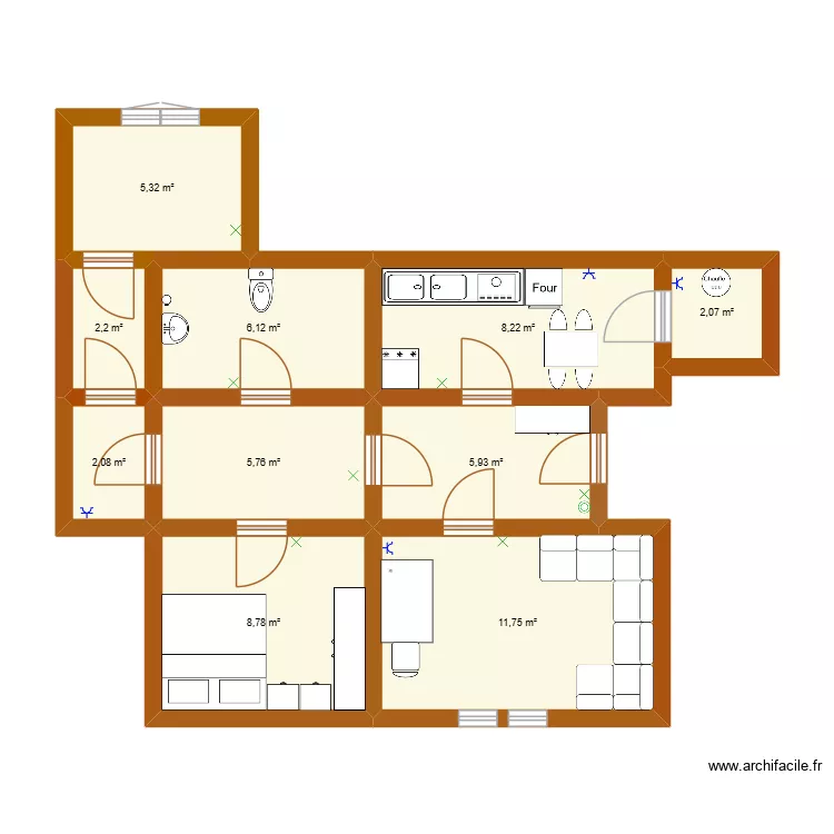 Youssef maison. Plan de 