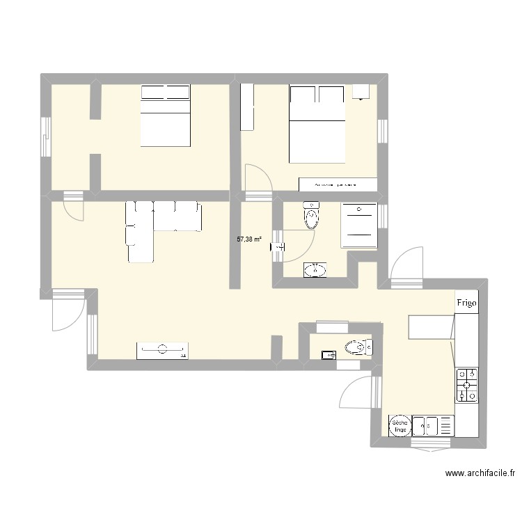 plan maison satec 2. Plan de 0 pièce et 0 m2