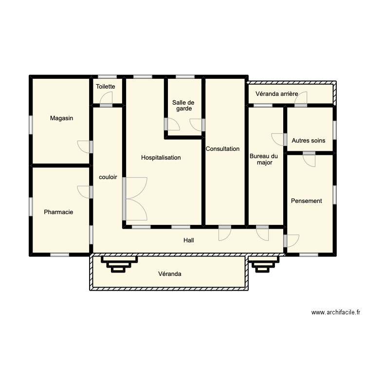Dispensaire du CS de Possotome. Plan de 0 pièce et 0 m2