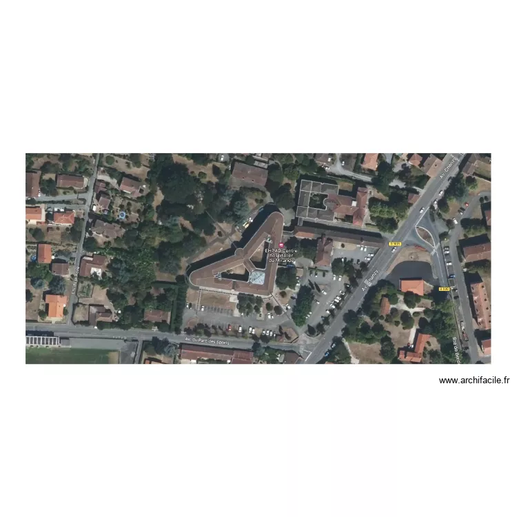 satellite. Plan de 
