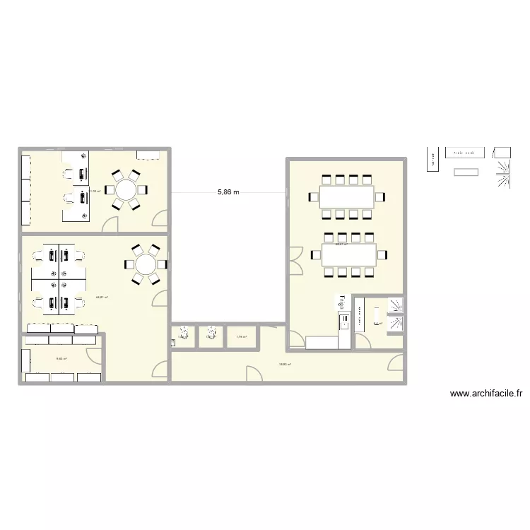 nouveau locaux PLB. Plan de 9 et 165 m² nouveau locaux PLB. Plan de 9 et 165 m²