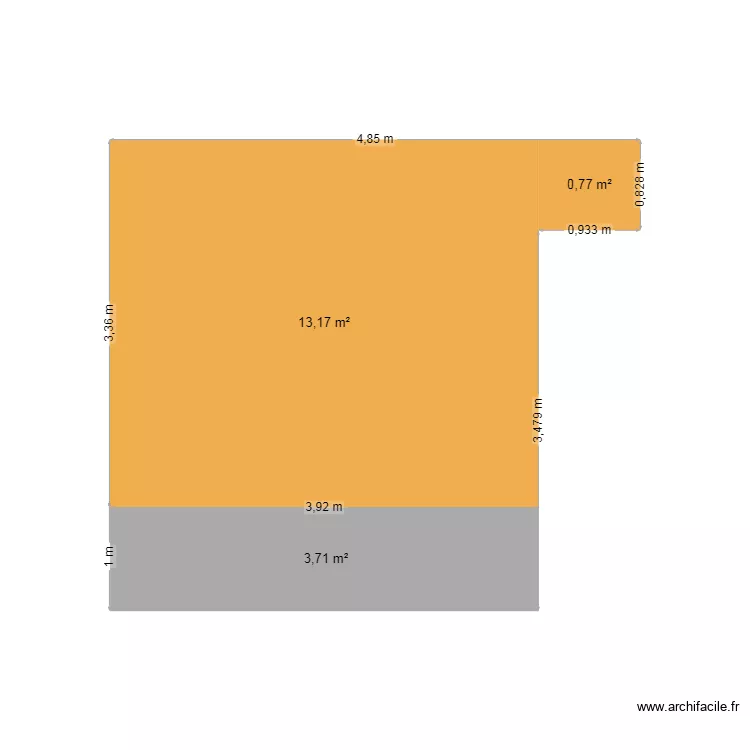 Terrasse B1. Plan de Terrasse B1. Plan de