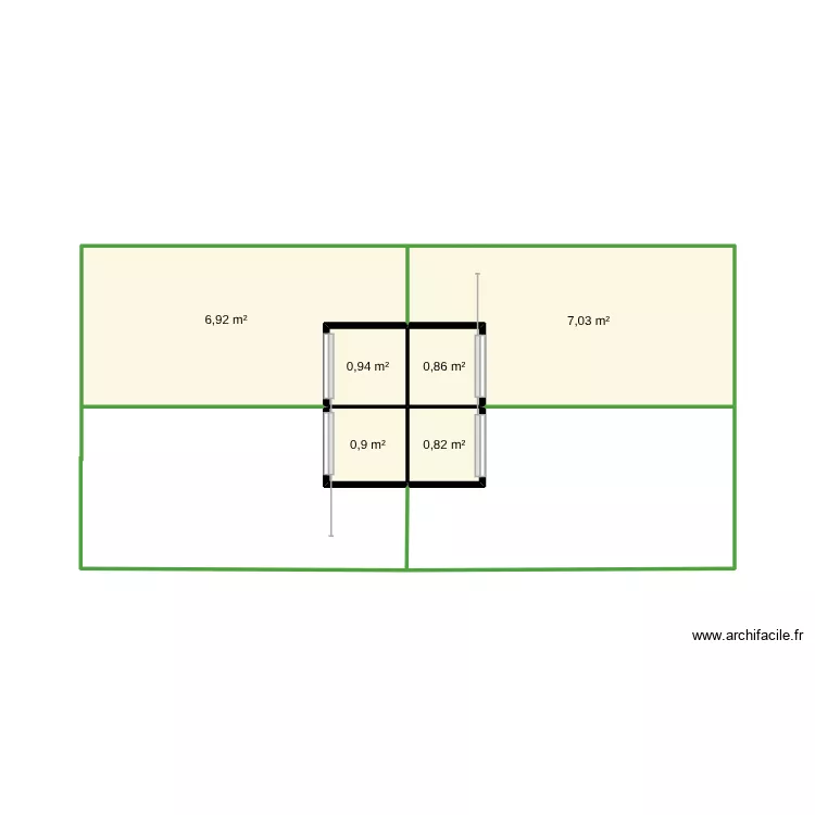 chenil en chalet. Plan de 6 pièces et 17 m² chenil en chalet. Plan de 6 pièces et 17 m²