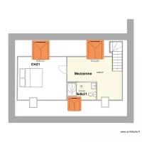 V6 - Maison Pleudihen 2ième étage