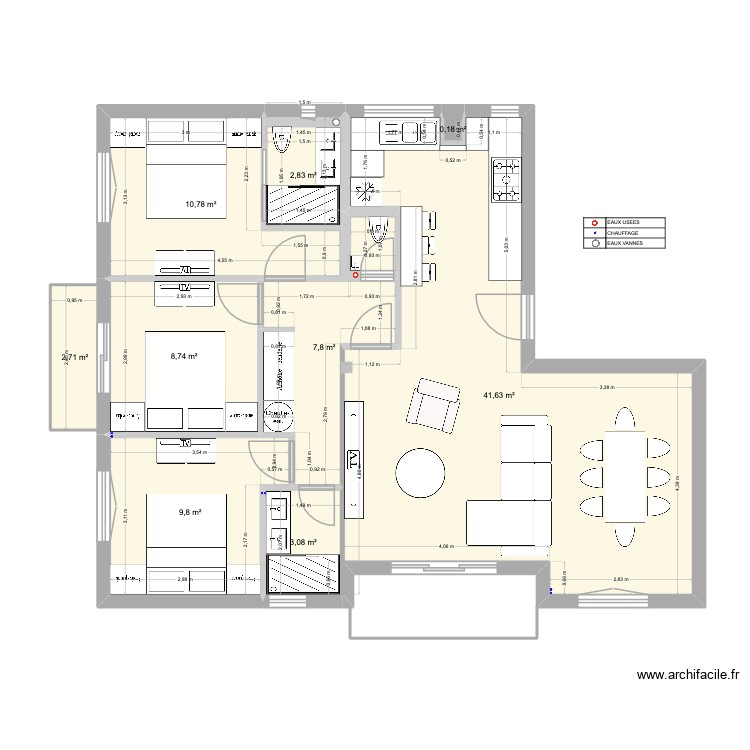 Megeve Grande Fontaine Am&eacute;nagement 1. Plan de 0 pièce et 0 m2
