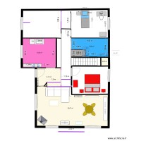 Salon et SAM de Hieres Plan avec chambre hote