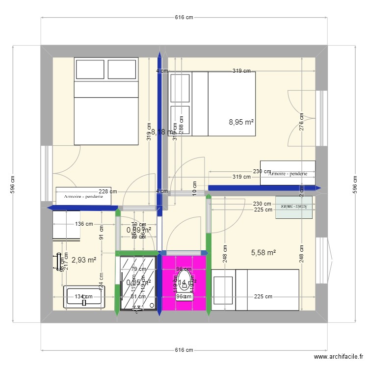 maguide sous sol modif 2. Plan de 7 pièces et 20 m2