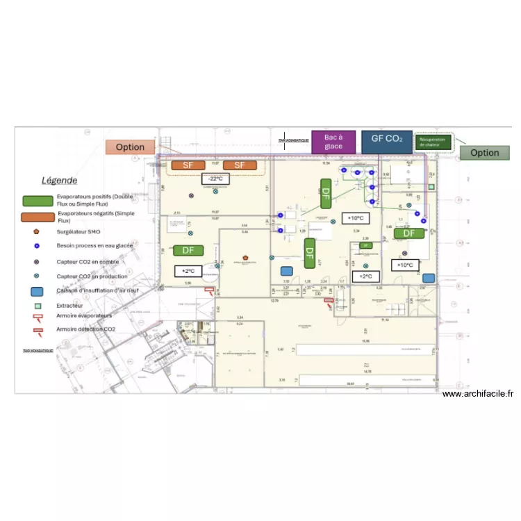 VERSON OUTILS REFROIDISSEMENT. Plan de 