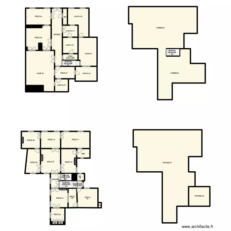 PLAN PRESBITERE MONTFRIN PLB. Plan de 51 et 397 m² PLAN PRESBITERE MONTFRIN PLB. Plan de 51 et 397 m²