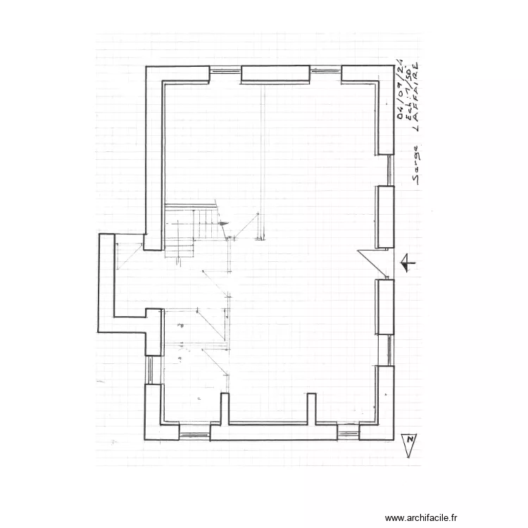 cuisine Serge. Plan de 