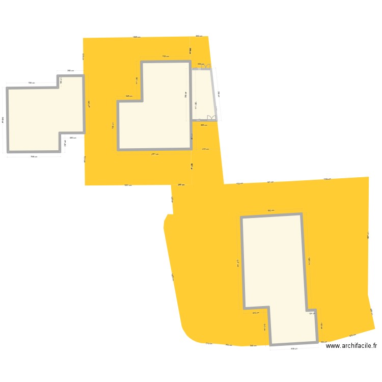STUDIO CHEMIN FINAL. Plan de 5 pièces et 384 m2