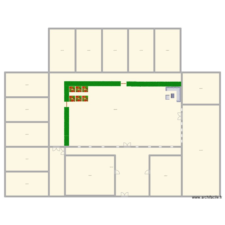 falaise. Plan de 0 pièce et 0 m2