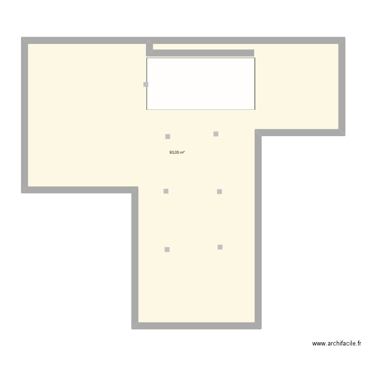hasina. Plan de 1 pièce et 93 m2