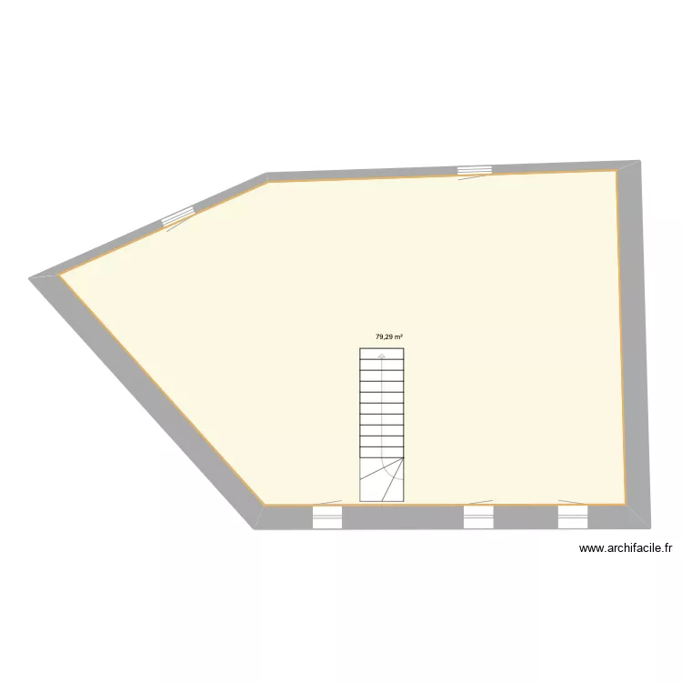 Final &eacute;tage. Plan de 