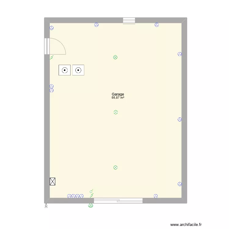 Garage_hego. Plan de 