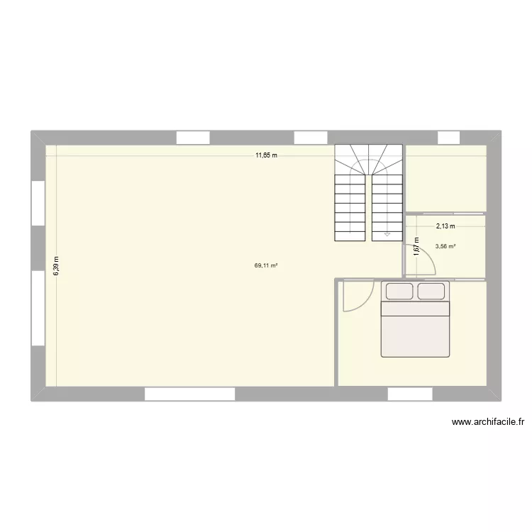 plan 2. Plan de 2 et 78 m² plan 2. Plan de 2 et 78 m²