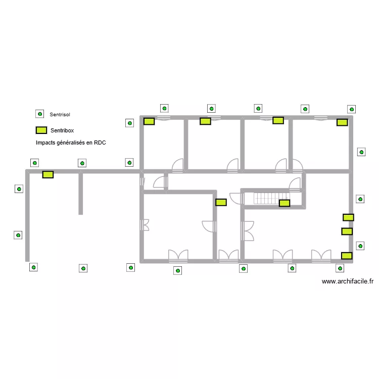 GOINEAU. Plan de 9  et 140 m²