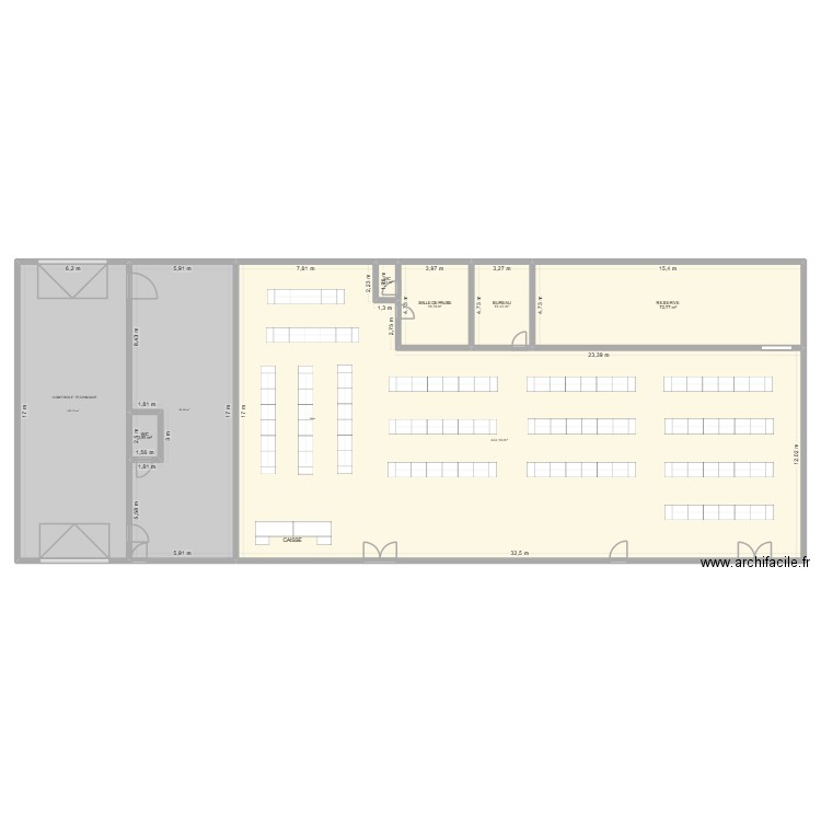 PLAN LAPALISSE 2. Plan de 8 pièces et 746 m2