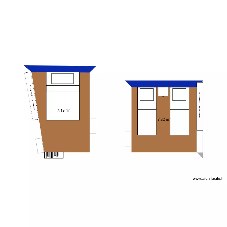 chambre 2/3. Plan de chambre 2/3. Plan de