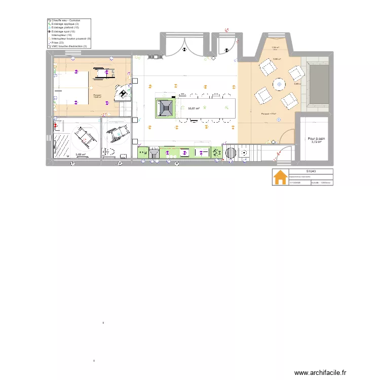 Yssingeaux Den Dulk M. RdC Modification 11_12_25. Plan de 