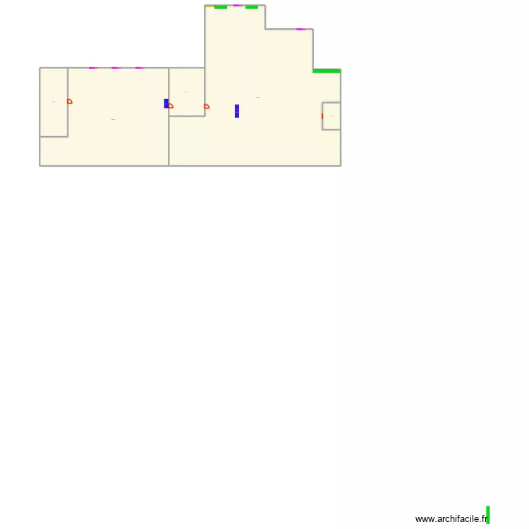 rapport de stage BTS Atelier. Plan de 5  et 1298 m²