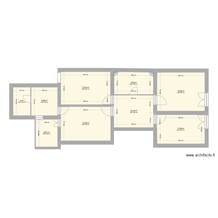 Via Corazza. Plan de 0 pièce et 0 m2