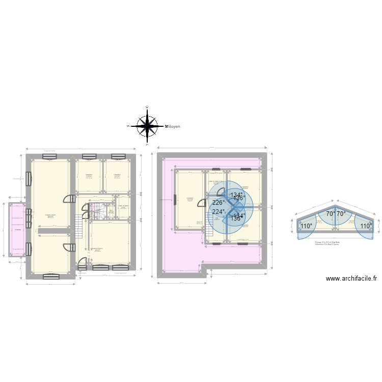 ML24002069 DOUDOUX. Plan de 17 pièces et 288 m2