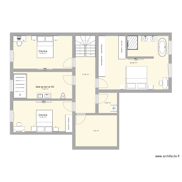 RDV niveau 1 Projet Volkrange 3. Plan de 0 pièce et 0 m2