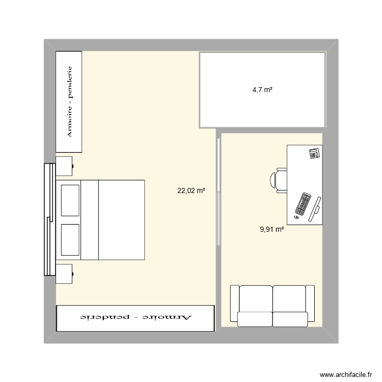 Etage LEFRANCOIS - Bacilly. Plan de 0 pièce et 0 m2