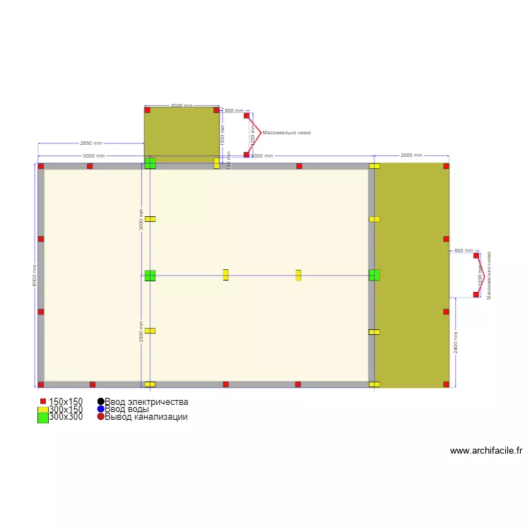 Балашиха Сваи. Plan de 