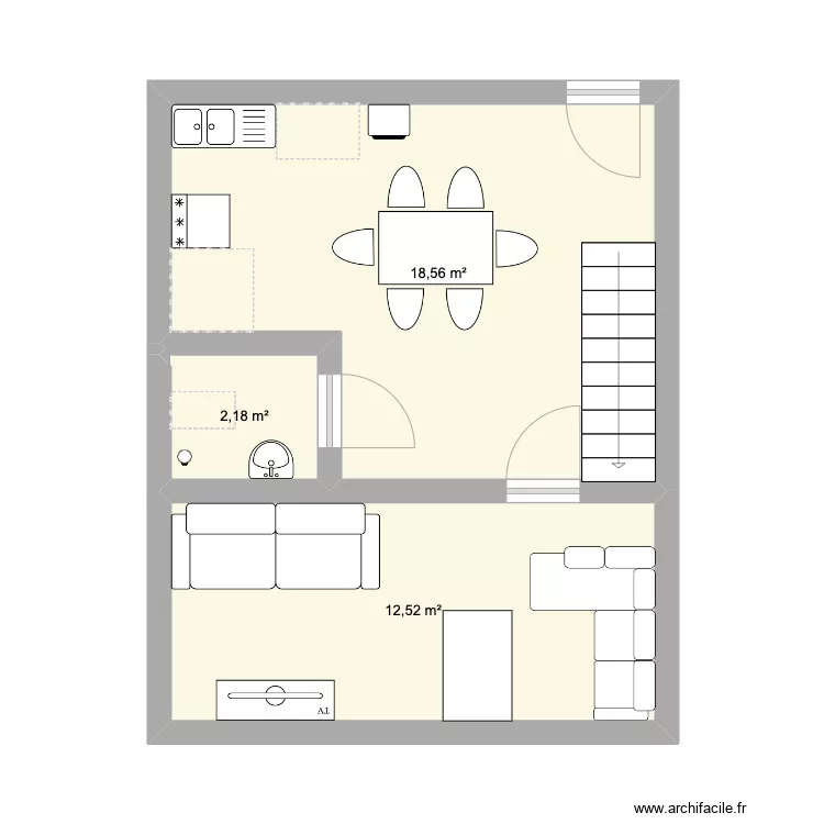 Maison Colin. Plan de 