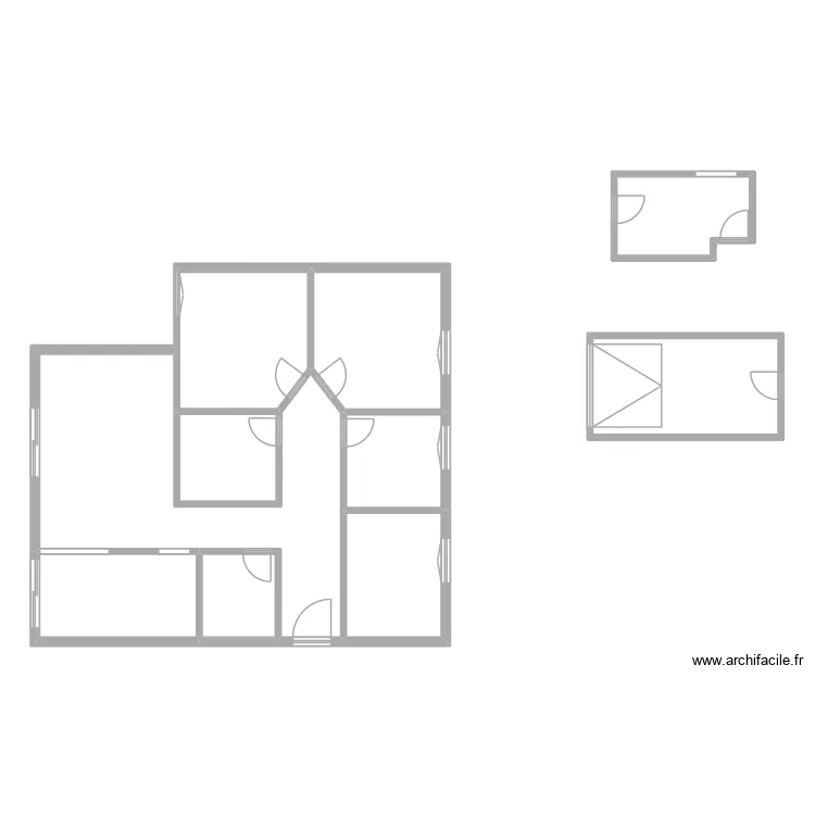 546 Savioz. Plan de 10  et 130 m²