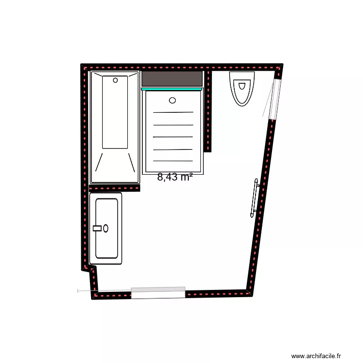 SdB Rdc. Plan de SdB Rdc. Plan de