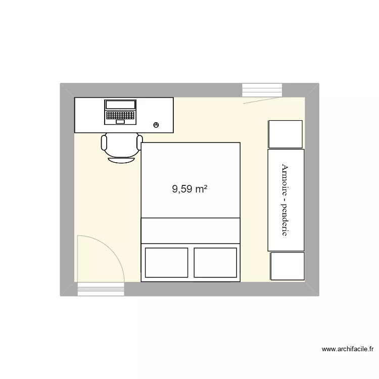 Chambre Max. Plan de Chambre Max. Plan de